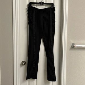 Arden B Black Suited Stripe Trouser